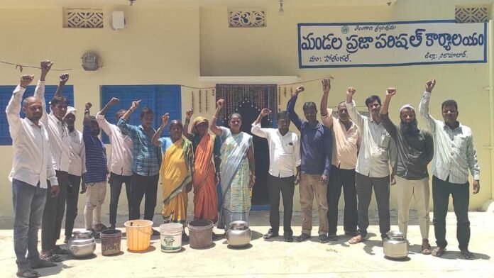 Kamareddy Pothangal | తాగునీటి కోసం ఎంపీడీవో కార్యాలయం ముట్టడి