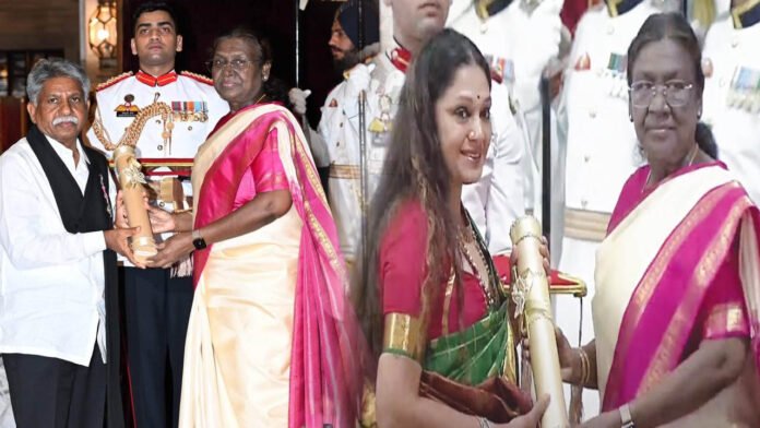 Padma Awards | పద్మశ్రీ పురస్కారం అందుకున్న మందకృష్ణ.. నటి శోభనకు పద్మభూషణ్‌ ప్రదానం