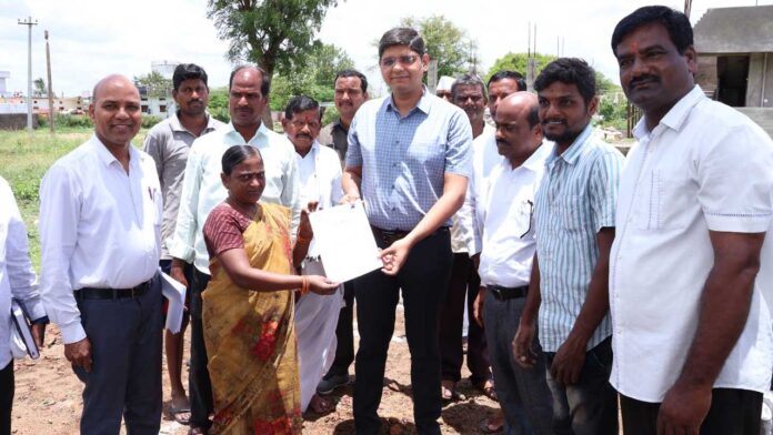 indiramma-house Collector Ashish Sangwan