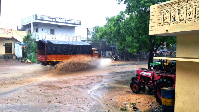 Heavy rain